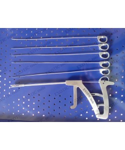 Scorpion Suture Passer Straight with Extra 5 Needles , Arthroscopic Instruments By EXOTIC tools 